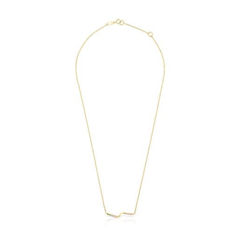 Tous St Tropez Gemstones Halskette Gold | Österreich-UCOPSD315