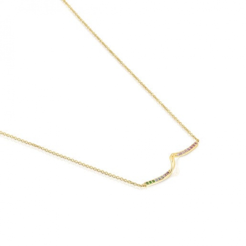 Tous St Tropez Gemstones Halskette Gold | Österreich-UCOPSD315