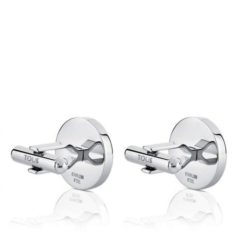 Tous Stainless Steel Manschettenknöpfe Silber | Österreich-WCKVFJ594
