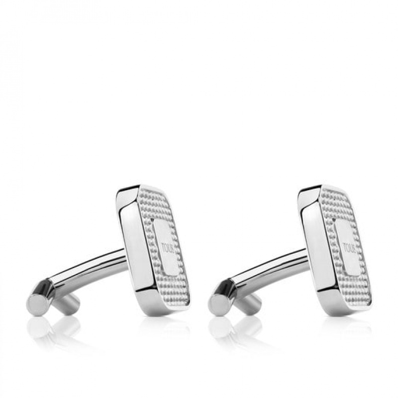 Tous Stainless Steel Manschettenknöpfe Silber | Österreich-NBAOLX137