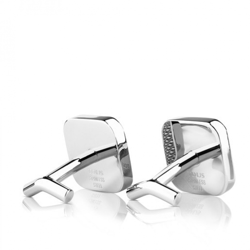 Tous Stainless Steel Manschettenknöpfe Silber | Österreich-NBAOLX137