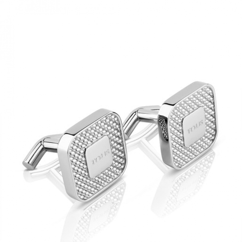 Tous Stainless Steel Manschettenknöpfe Silber | Österreich-NBAOLX137