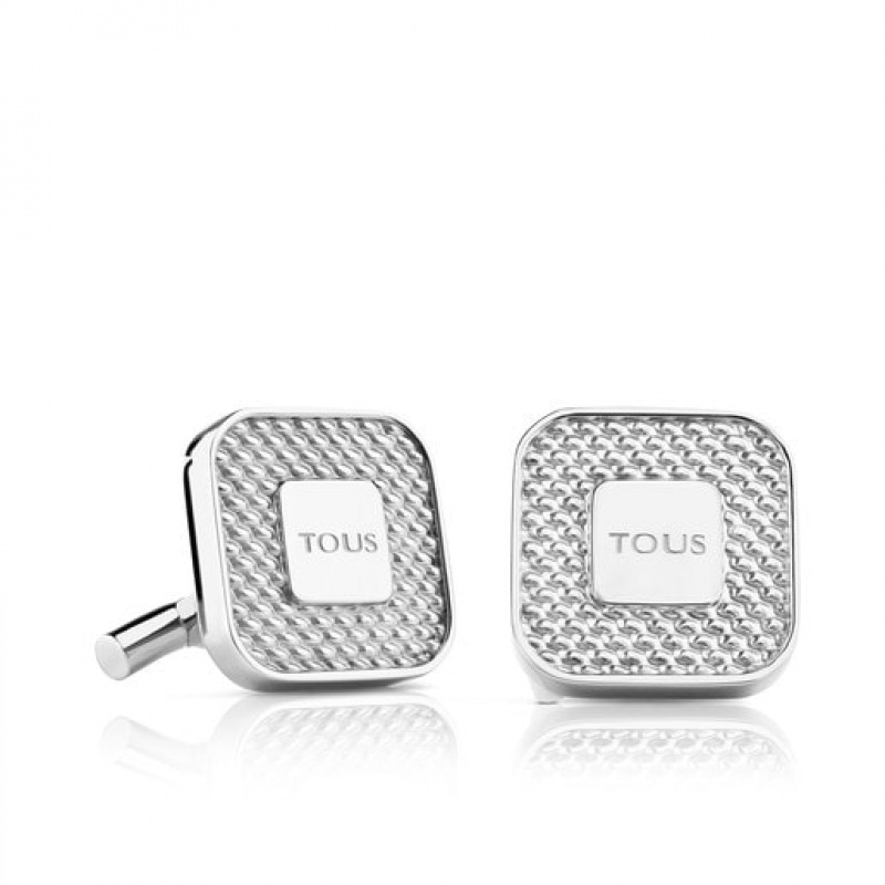Tous Stainless Steel Manschettenknöpfe Silber | Österreich-NBAOLX137