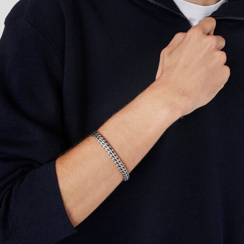 Tous Steel 195cm Man Armband Silber Schwarz | Österreich-WPMUQA972