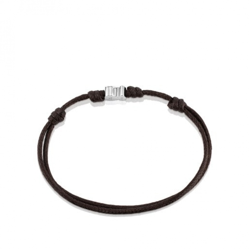 Tous Steel Acero Armband Schwarz Silber | Österreich-ZNEVHB263