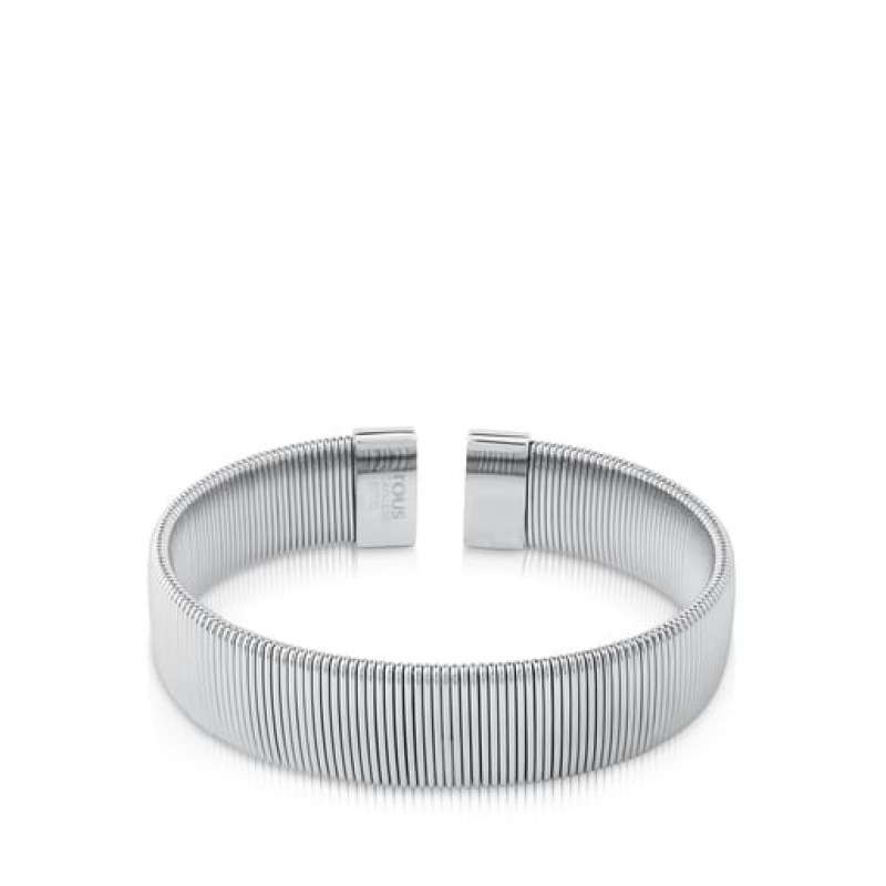 Tous Steel Bear Motif Bulevar Armband Silber | Österreich-UXGLDP691