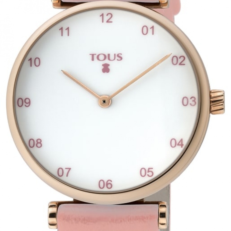 Tous Steel Camille With Leder Riemen Uhren Beige | Österreich-TVALMH073