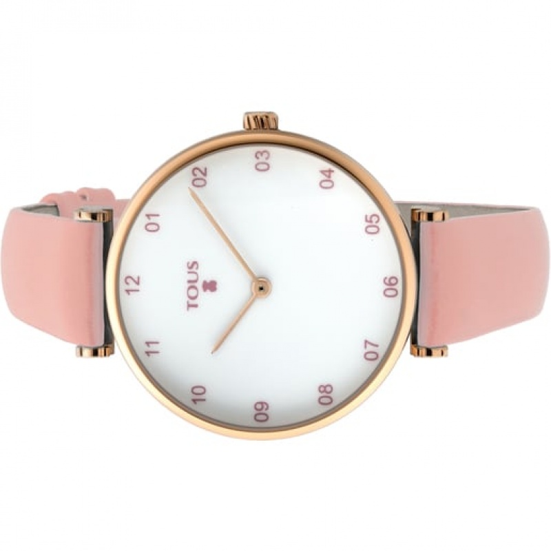 Tous Steel Camille With Leder Riemen Uhren Beige | Österreich-HWCNXV739