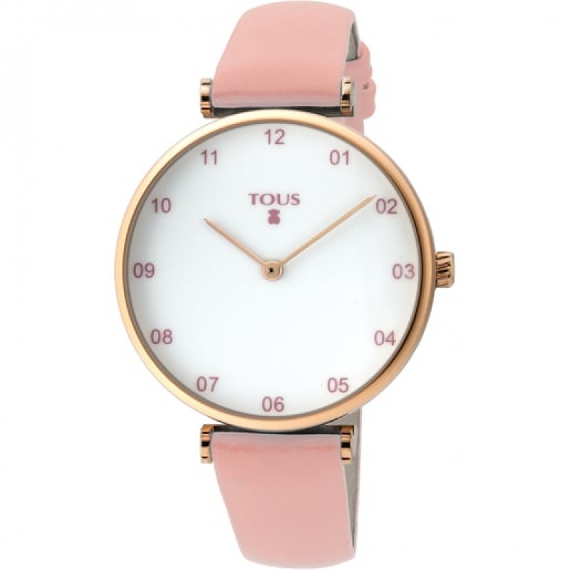 Tous Steel Camille With Leder Riemen Uhren Beige | Österreich-HWCNXV739