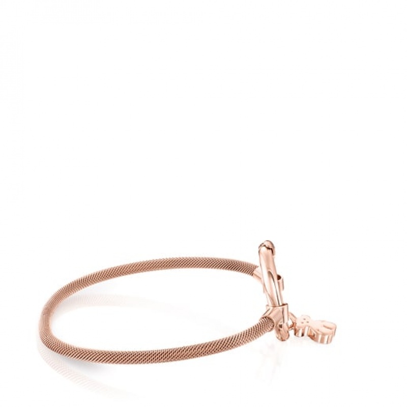Tous Steel Hold Armband Rosa Gold | Österreich-LWHODR396