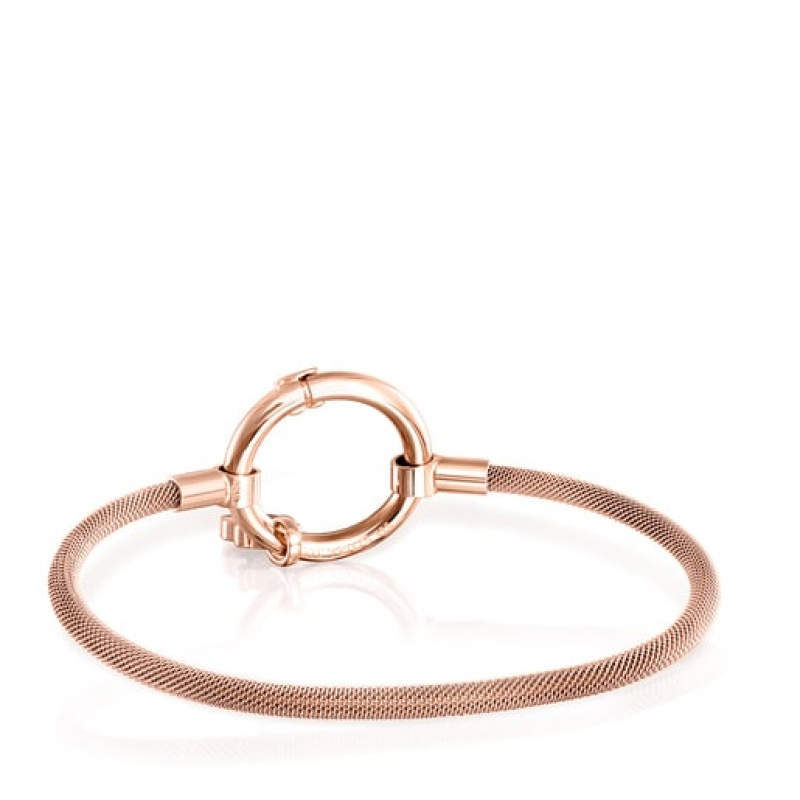 Tous Steel Hold Armband Rosa Gold | Österreich-LWHODR396