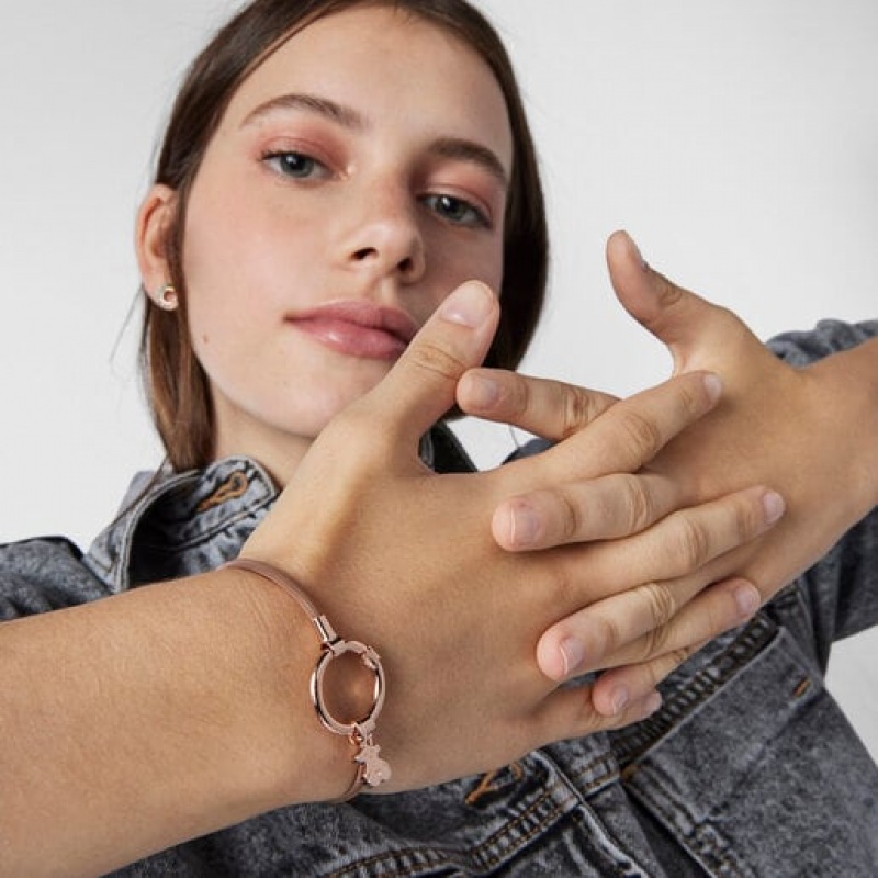 Tous Steel Hold Armband Rosa Gold | Österreich-LWHODR396
