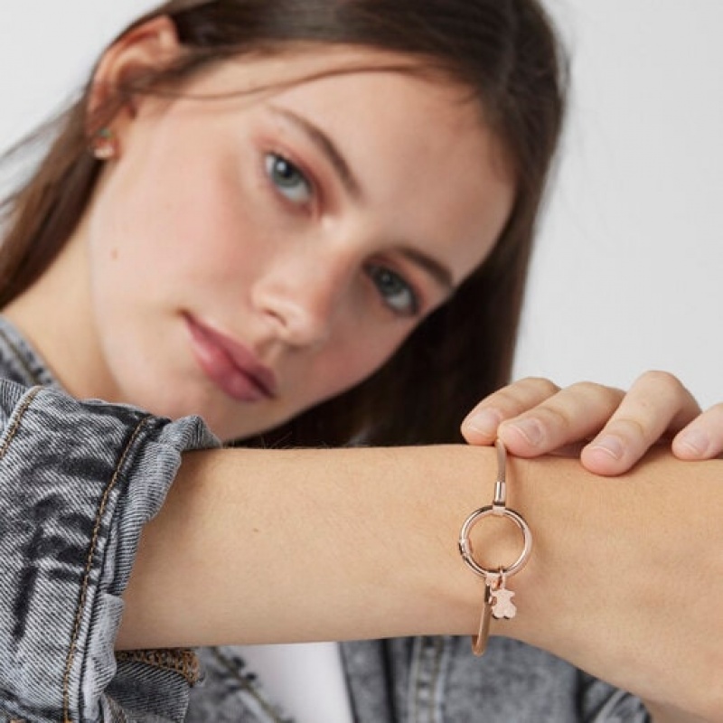 Tous Steel Hold Armband Rosa Gold | Österreich-LWHODR396