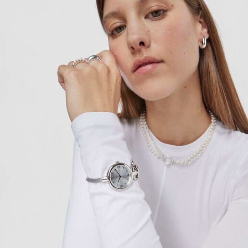 Tous Steel Hold Charms Uhren Silber | Österreich-SGZNLR374