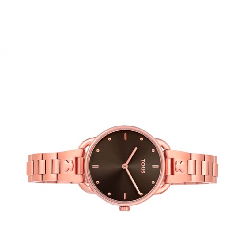 Tous Steel Let Bracelet With Dial Uhren Rosa Gold | Österreich-YBRDNV246