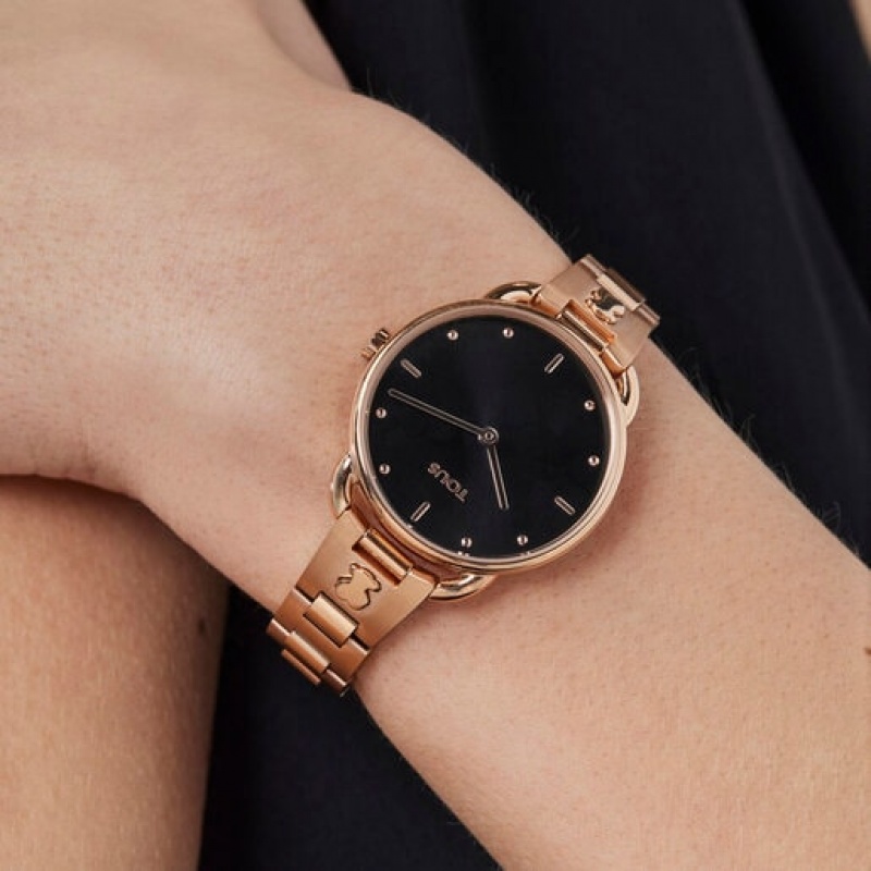 Tous Steel Let Bracelet With Dial Uhren Rosa Gold | Österreich-YBRDNV246