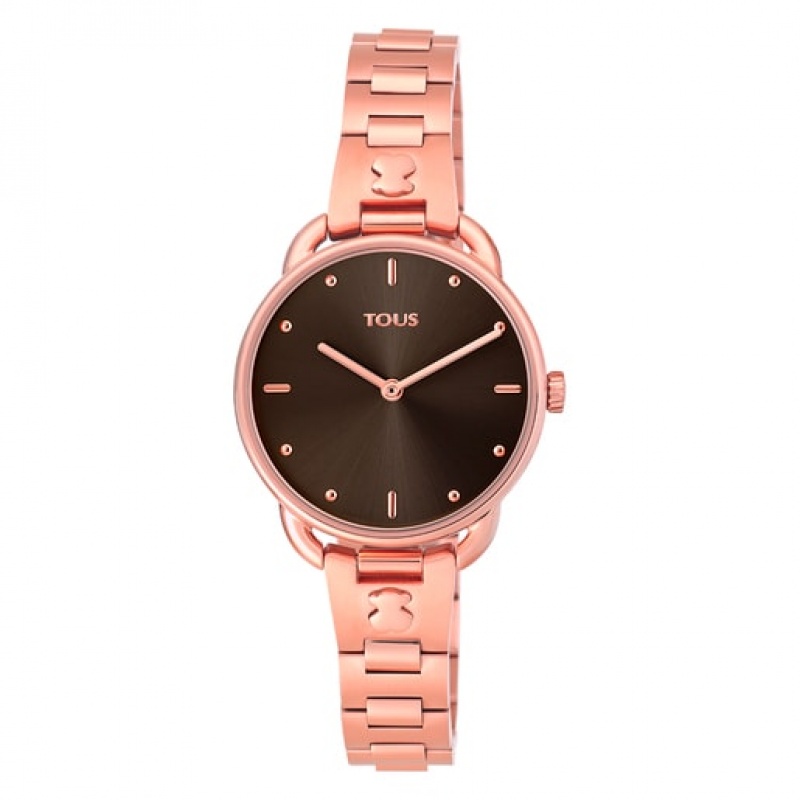 Tous Steel Let Bracelet With Dial Uhren Rosa Gold | Österreich-YBRDNV246