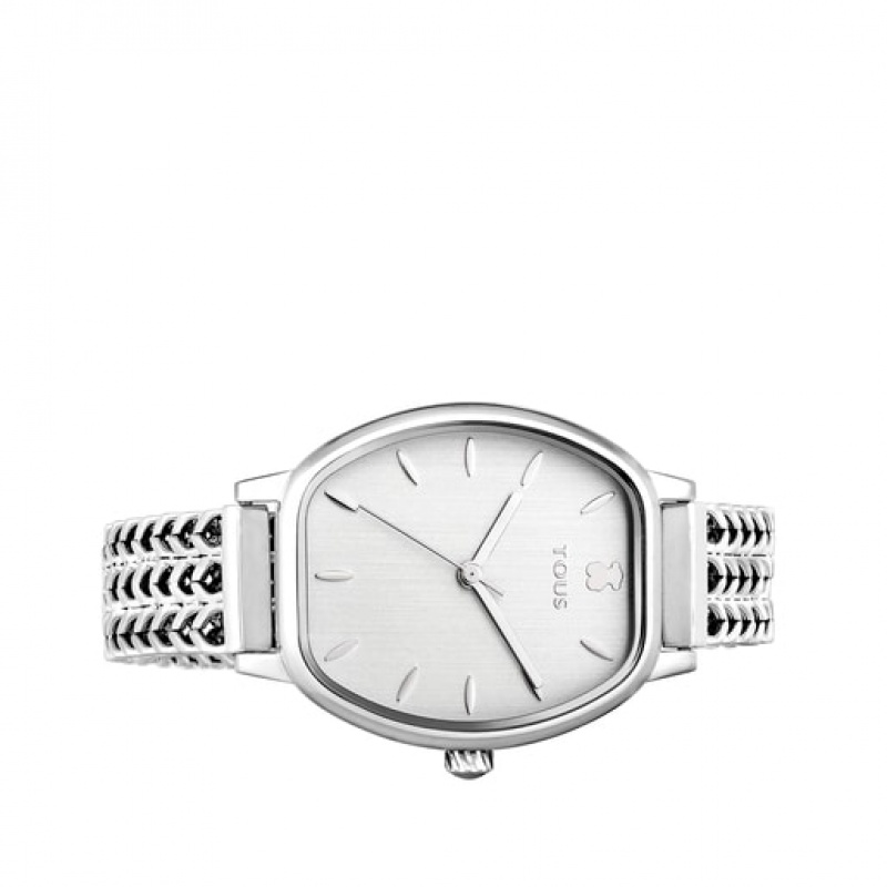 Tous Steel Osier Uhren Silber | Österreich-UHCOZB784