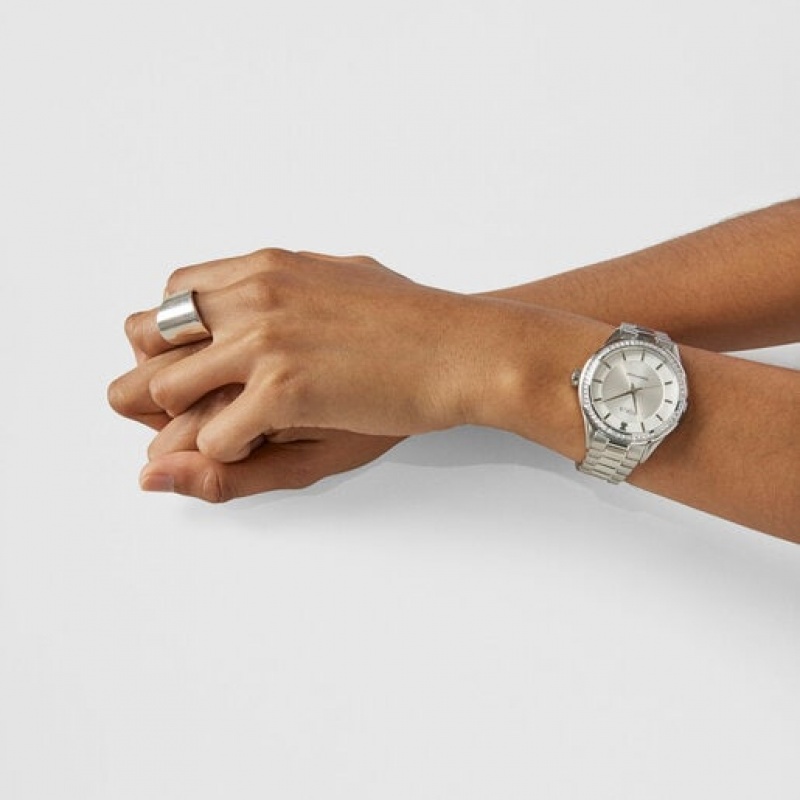 Tous Steel Tender Shine With Cubic Zirconia Uhren Silber | Österreich-TPJFHR367