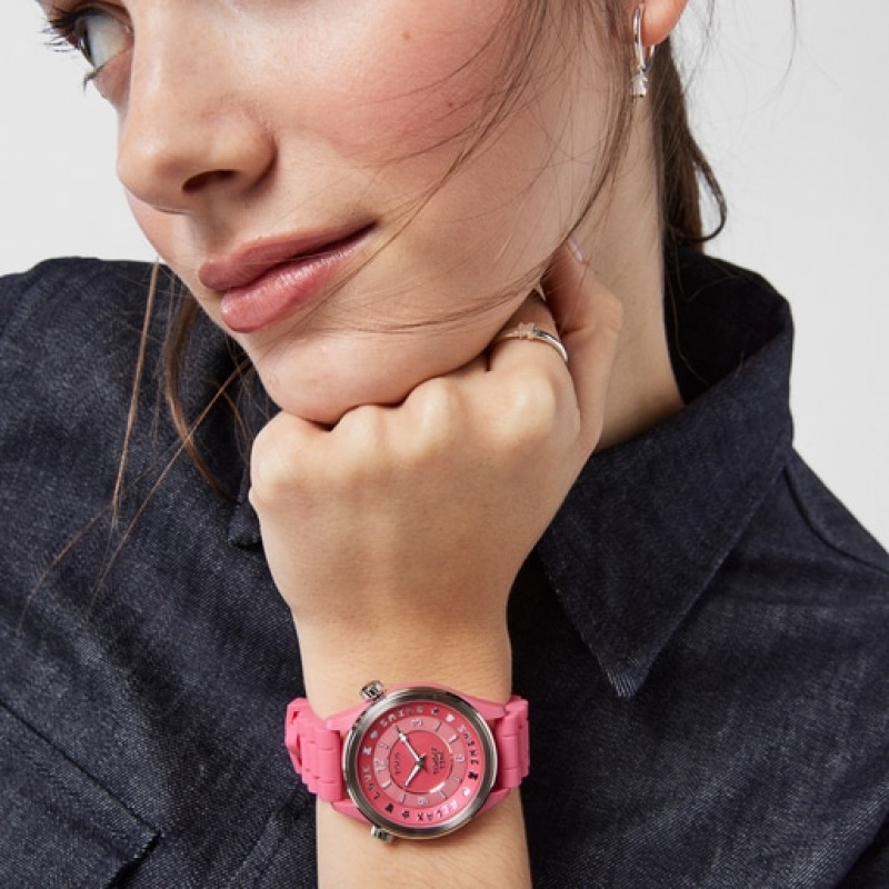 Tous Steel Tender Time With Silikon Riemen Uhren Rosa | Österreich-WOUZAC768