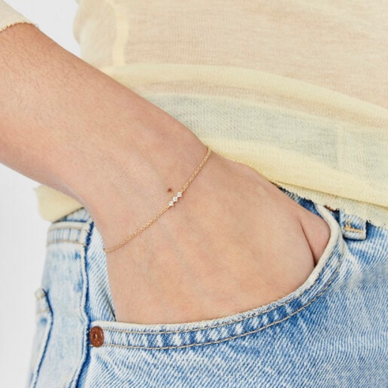 Tous Strip With Diamonds Les Classiques Armband Gold | Österreich-GAQYHD754