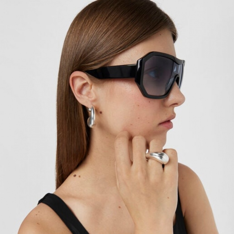 Tous Studs Mask Sonnenbrille Schwarz | Österreich-BEIZRF324