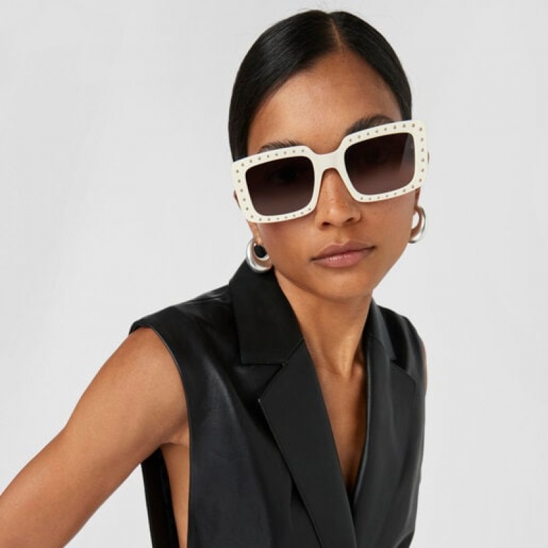 Tous Studs Sonnenbrille Weiß | Österreich-QPMNWH395