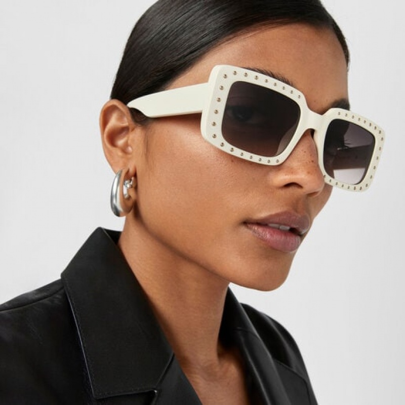 Tous Studs Sonnenbrille Weiß | Österreich-QPMNWH395