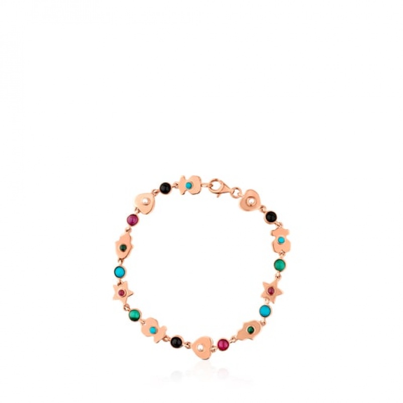 Tous Super Power With Gemstones Armband Rosa Gold | Österreich-WNQOSD485