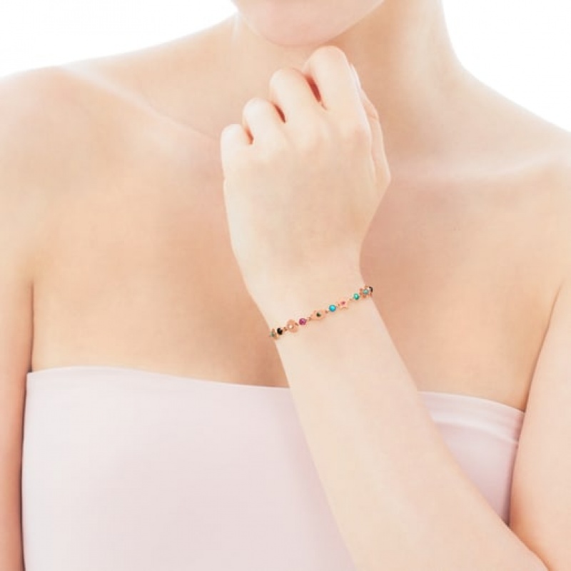 Tous Super Power With Gemstones Armband Rosa Gold | Österreich-WNQOSD485