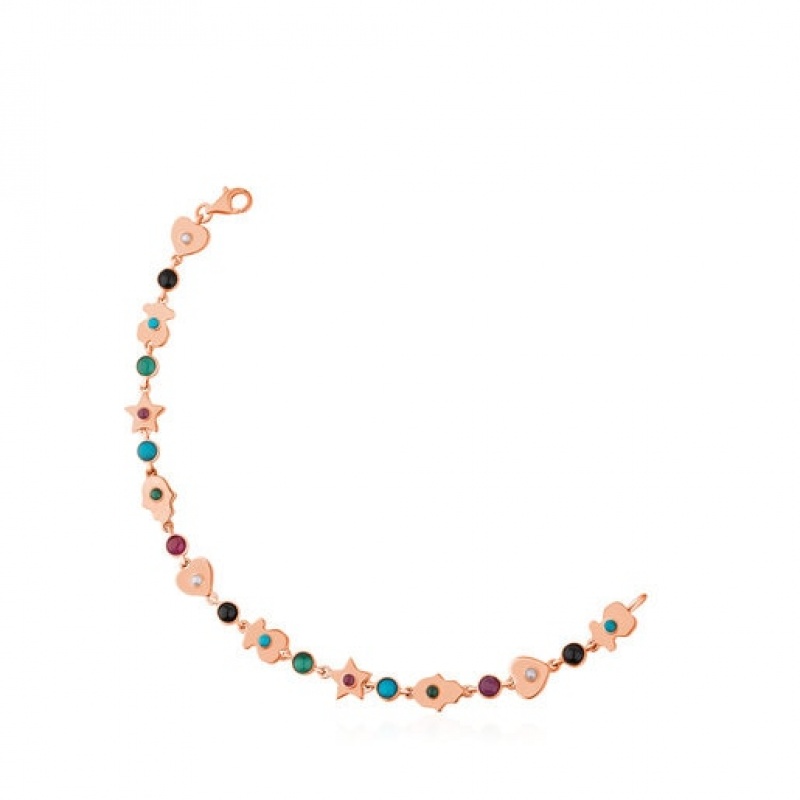 Tous Super Power With Gemstones Armband Rosa Gold | Österreich-WNQOSD485
