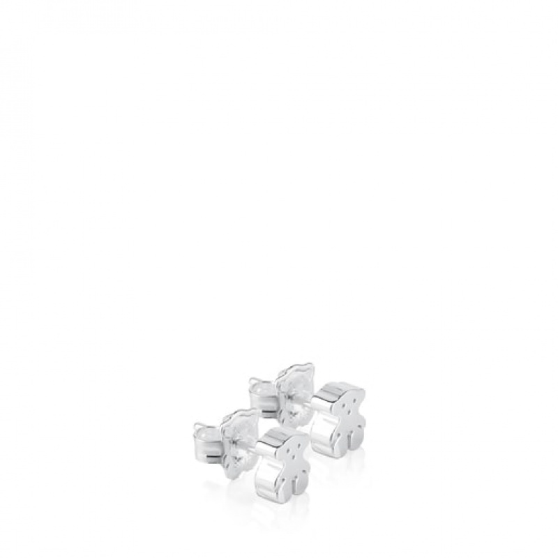 Tous Sweet Dolls Bear Motif Ohrringe Silber | Österreich-NZVDGR407