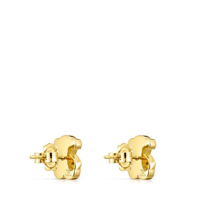 Tous Sweet Dolls Bear Ohrringe Gold | Österreich-LNIDAB094