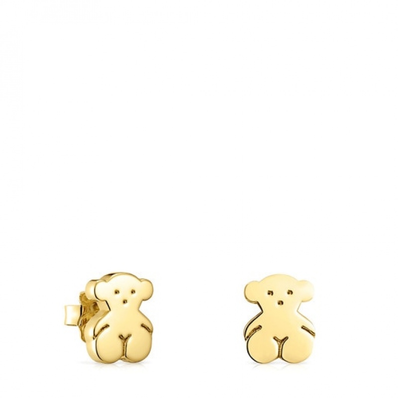 Tous Sweet Dolls Bear Ohrringe Gold | Österreich-LNIDAB094