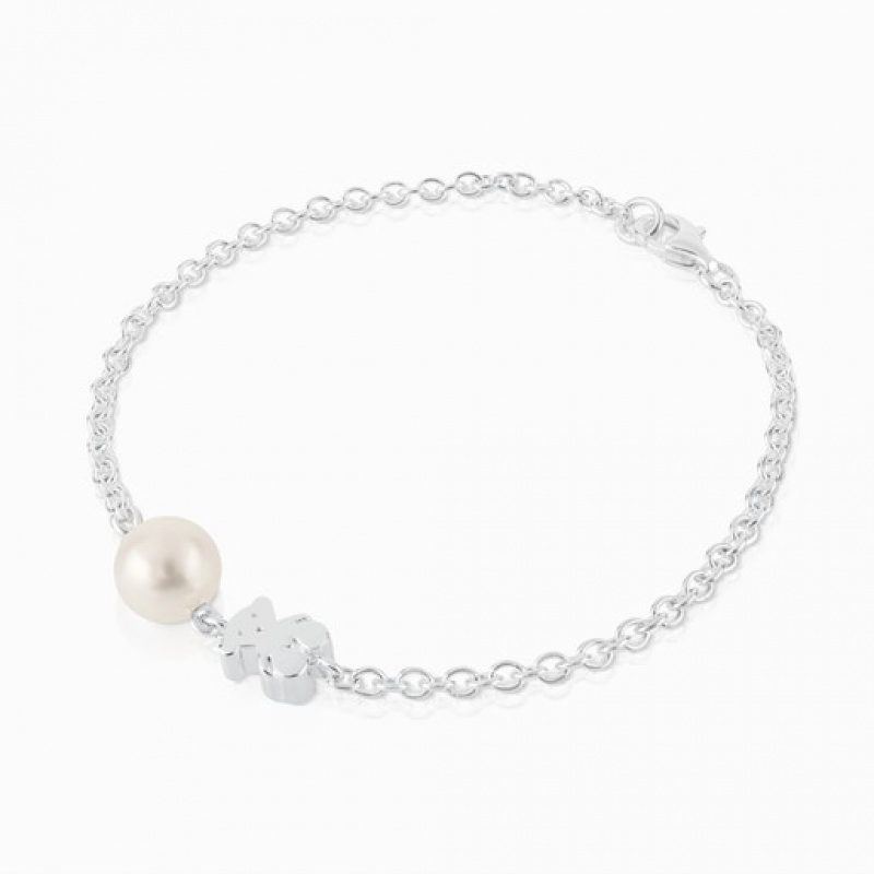 Tous Sweet Dolls With Pearl Armband Silber | Österreich-CYXVGR187