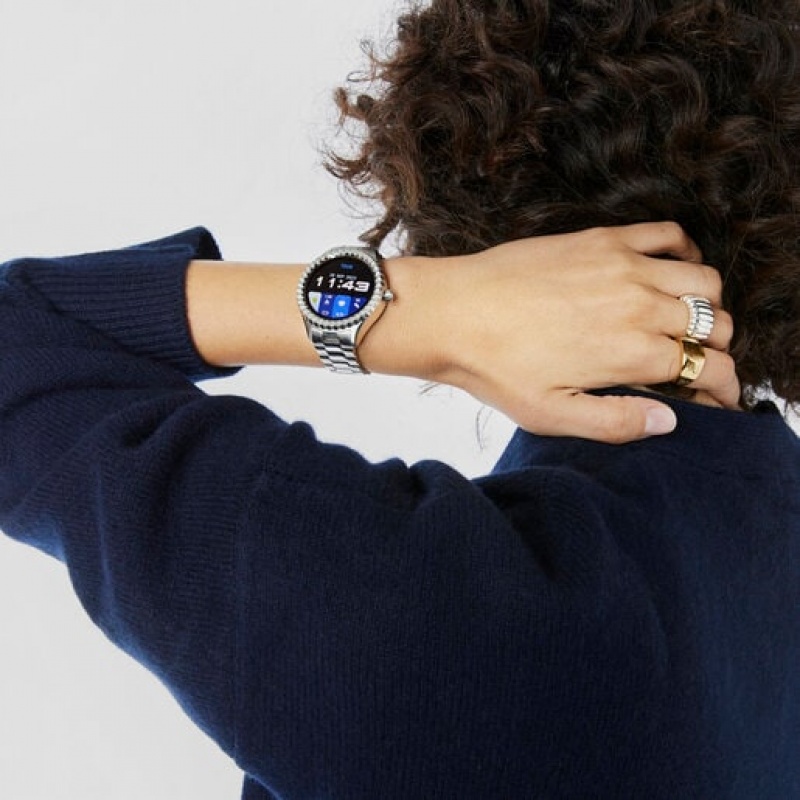 Tous T Bear Connect With Steel Wristband Smartwatches Silber | Österreich-VKOMRU897