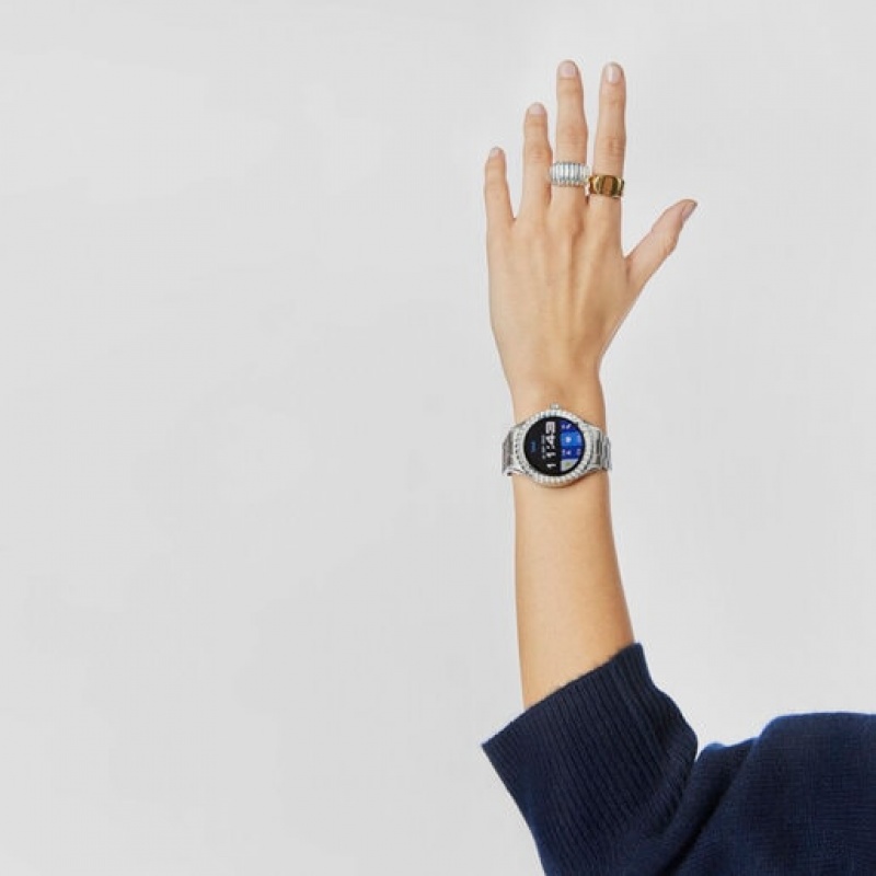 Tous T Bear Connect With Steel Wristband Smartwatches Silber | Österreich-VKOMRU897