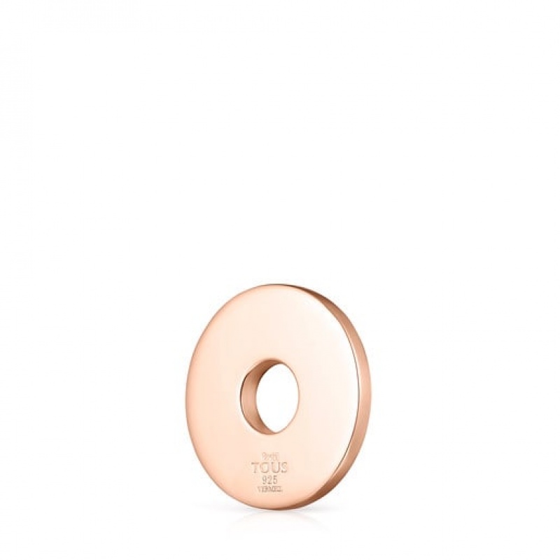 Tous Tartan Disc With Mother-of-pearl Anhänger Rosa Gold | Österreich-LGQZHT210