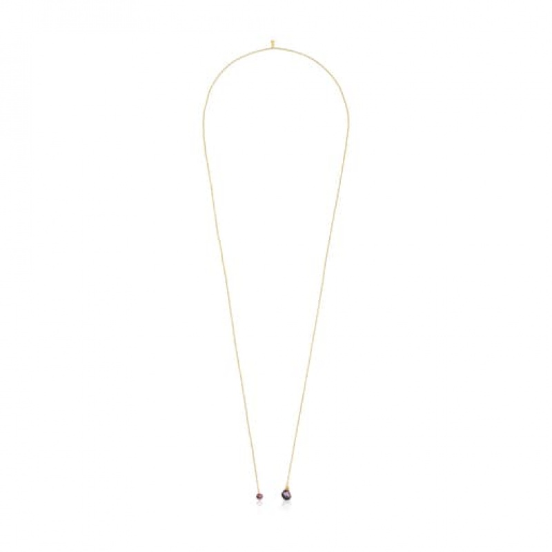 Tous Teddy Bear Gems Open With Pearl Halskette Gold | Österreich-PGRLMB423