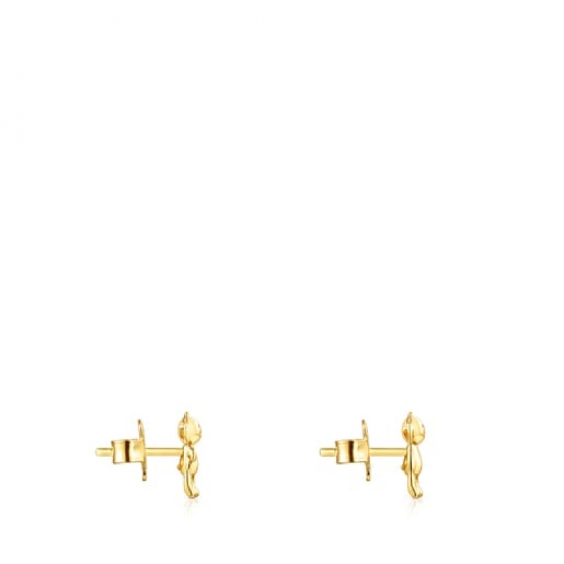 Tous Teddy Bear Ohrringe Gold | Österreich-JMLXHT437