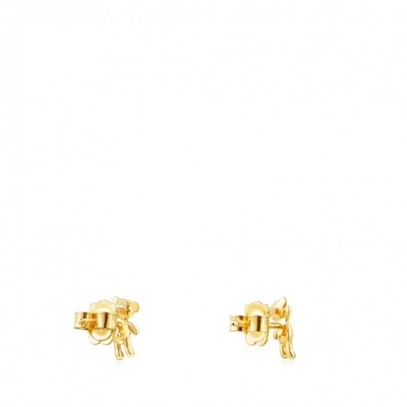 Tous Teddy Bear Ohrringe Gold | Österreich-JMLXHT437