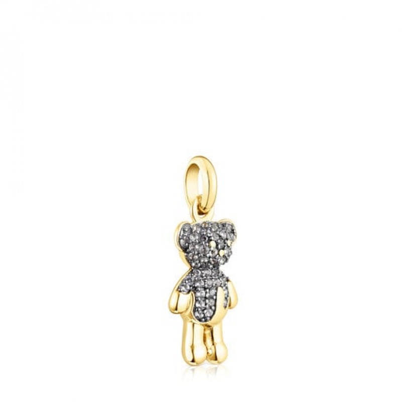 Tous Teddy Bear Splash With Iolite Anhänger Gold | Österreich-XWYLGR719