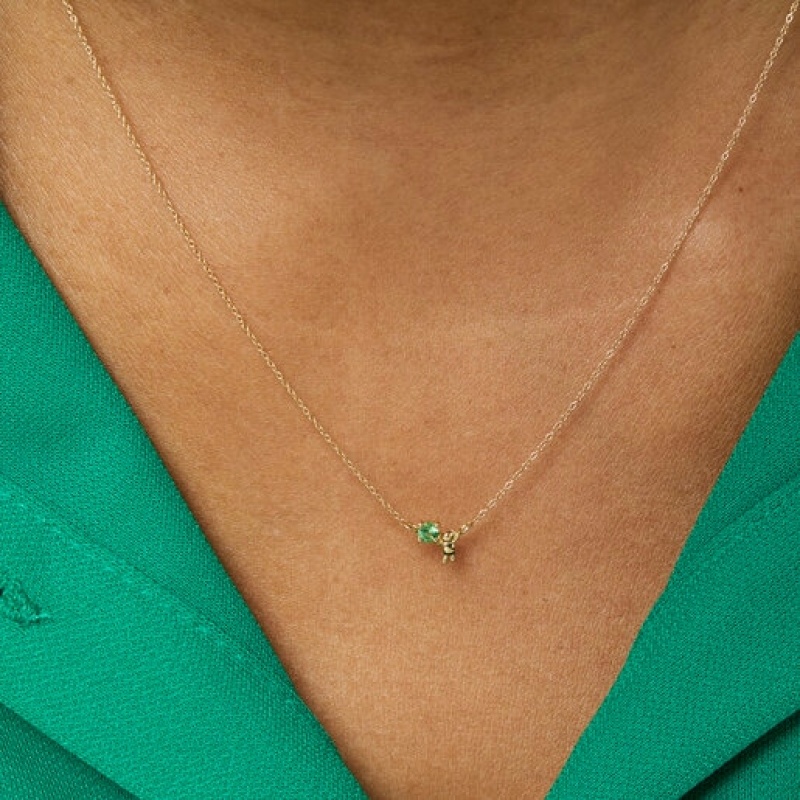 Tous Teddy Bear With Tsavorite Halskette Gold | Österreich-KAMXPJ581