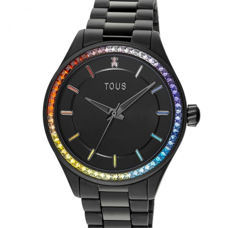 Tous Tender Shine Analogue With Steel Riemen Uhren Schwarz | Österreich-ZYOIFM401