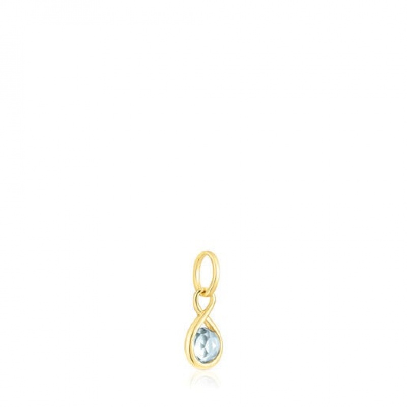 Tous Topaz Alma Motif Anhänger Gold | Österreich-QMKJFG862