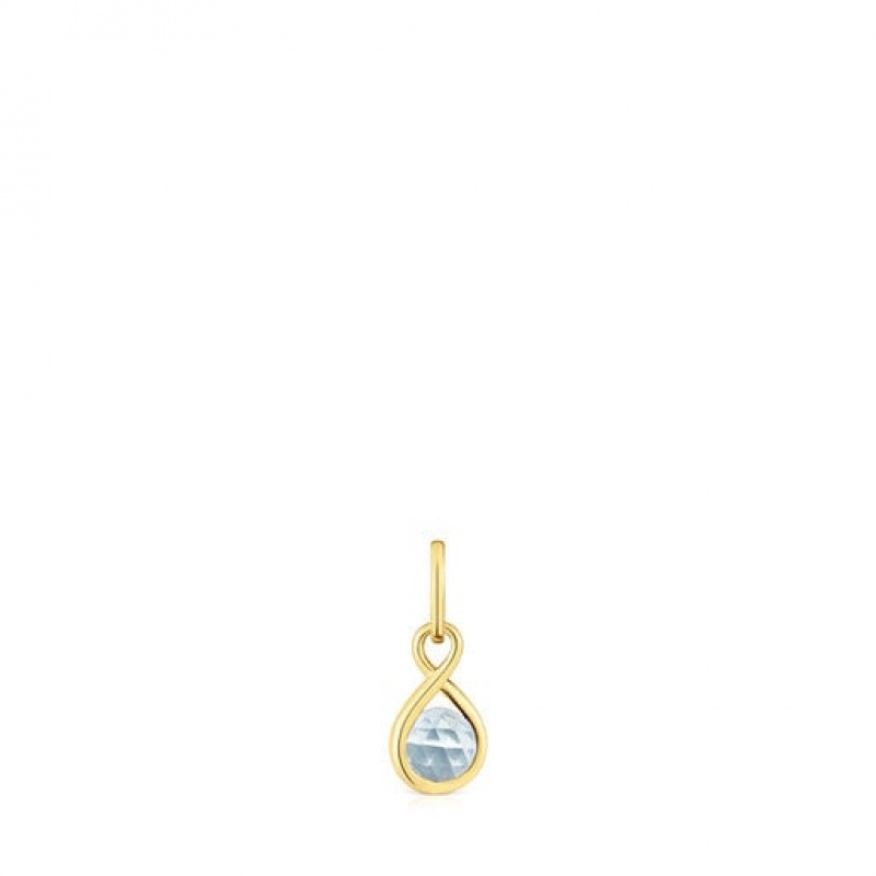 Tous Topaz Alma Motif Anhänger Gold | Österreich-QMKJFG862