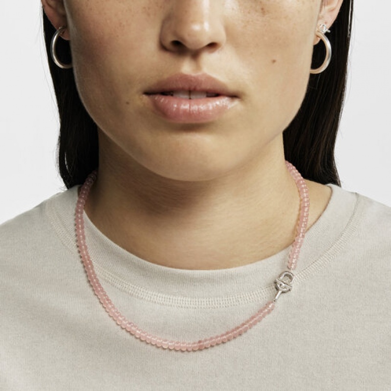 Tous Treated Chalcedony Manifesto Halskette Beige | Österreich-JTXKLV493
