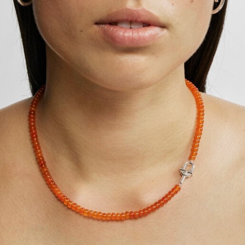 Tous Treated Chalcedony Manifesto Halskette Orange | Österreich-KOZRIA905