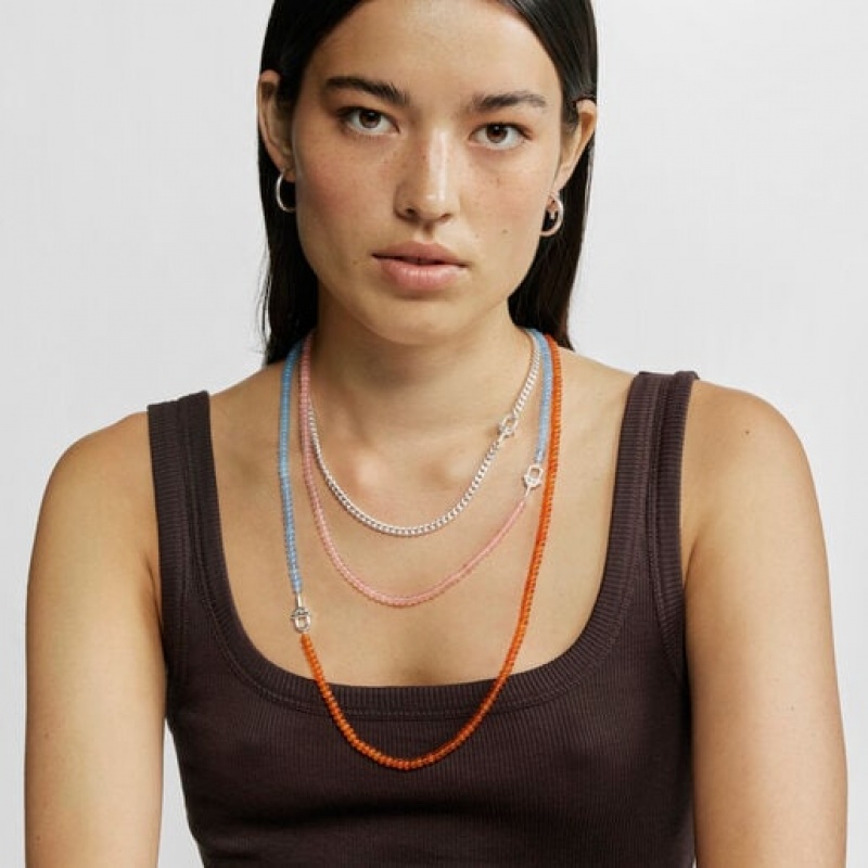 Tous Treated Chalcedony Manifesto Halskette Orange | Österreich-KOZRIA905