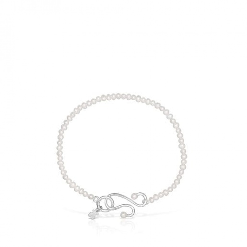 Tous Tsuri Cultured Pearl Armband Silber | Österreich-ECJUHK098